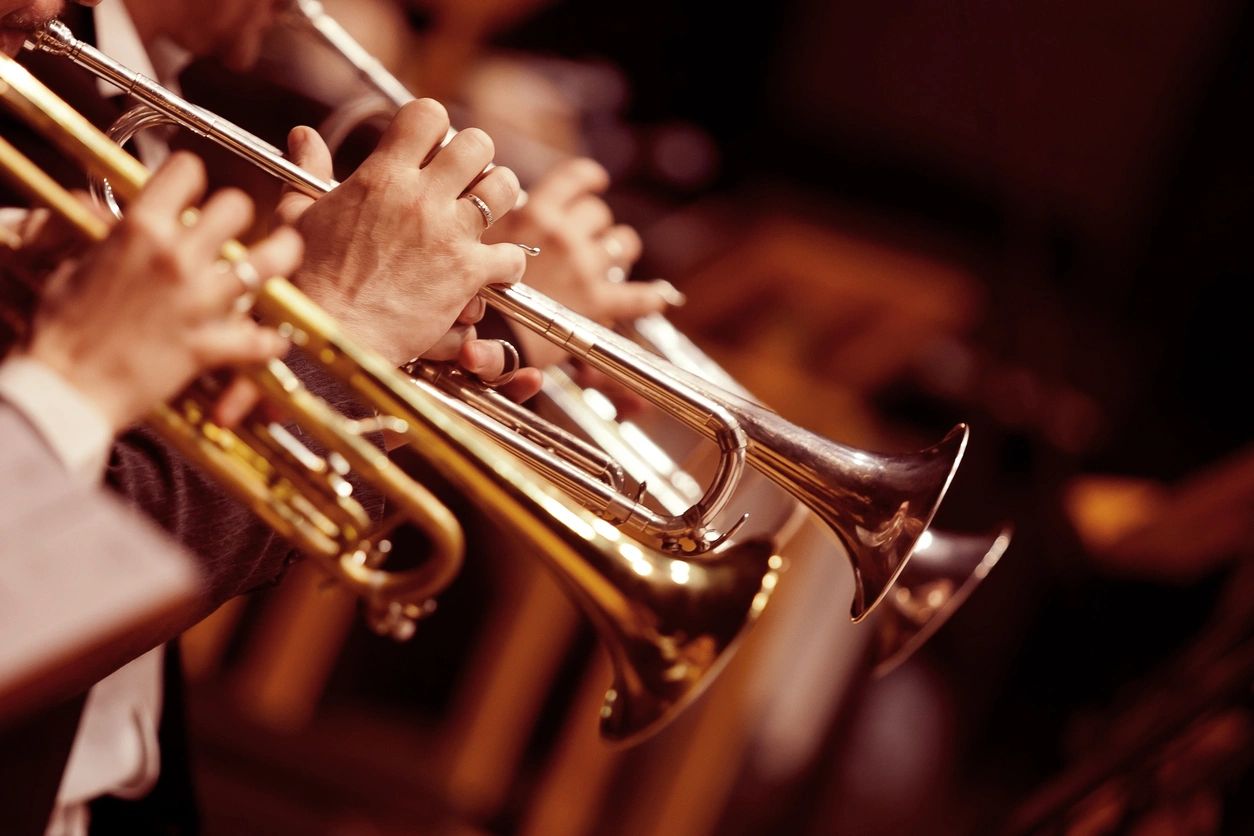 Brass trumpet musicians orchestra