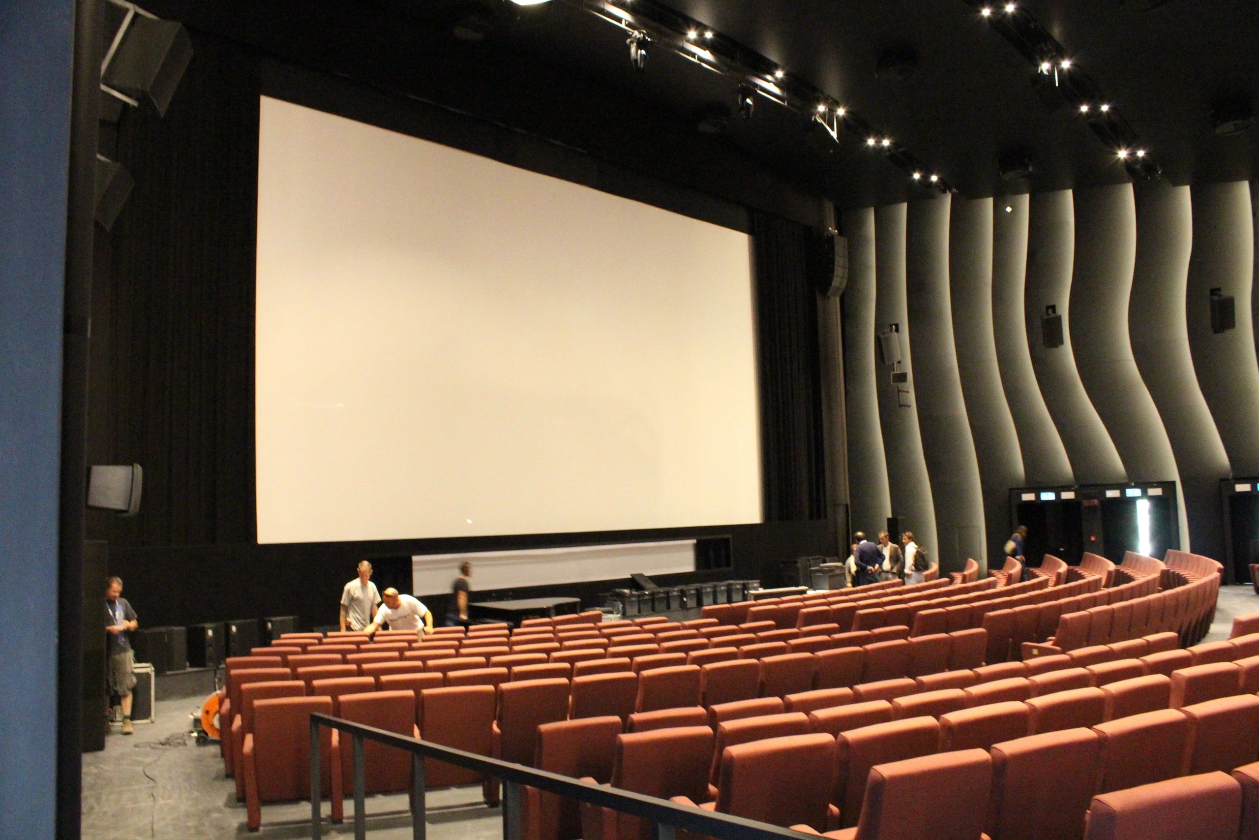 Cinema theater auditorium seats modern interior